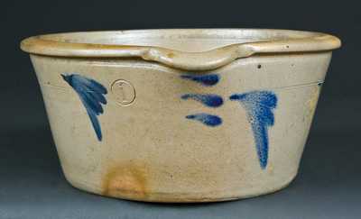 Attrib. Grier, Chester County, PA Stoneware Milkpan