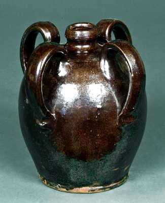 Four-Handled American Redware Jug