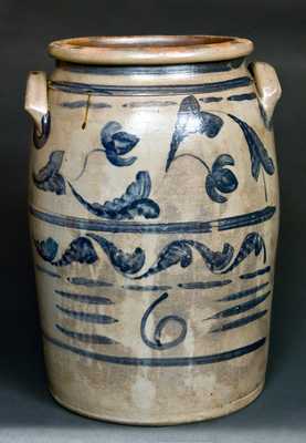 S. COOPER / No 4 DIAMOND / PITTSBURGH, PA Stoneware Crock