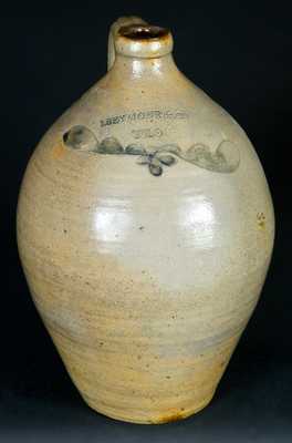 I. SEYMOUR & CO / TROY, New York Incised Stoneware Jug