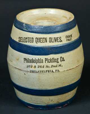 Philadelphia Pickling Co. Stoneware Olives Jar