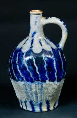 Early Incised German Stoneware Jug