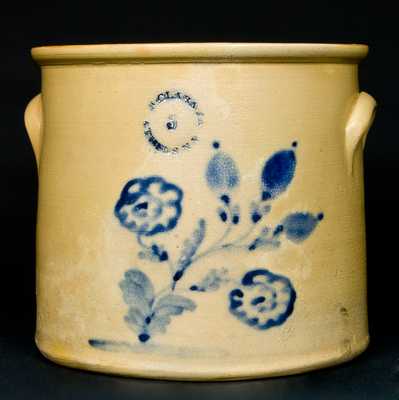 N. CLARK JR / ATHENS NY Stoneware Crock