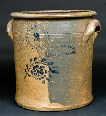 GEO. J. BLACK / MEYERSDALE / PA Stoneware Crock