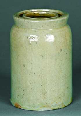 JOHN BELL / WAYNESBORO Redware Celadon Canner