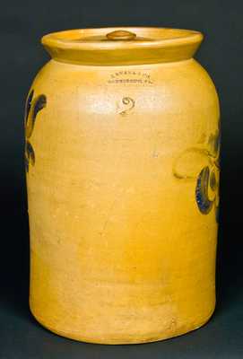 J. SWANK & CO. / JOHNSTOWN, PA Stoneware Jar