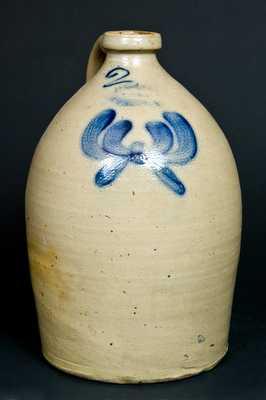 J. FISHER / LYONS, NY Stoneware Jug