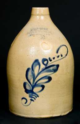 NEW YORK / STONEWARE CO. / FORT EDWARD, N.Y. Stoneware Jug