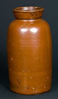 Holly Springs, Mississippi, Stoneware Canning Jar