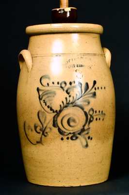 OTTMAN BROS / & CO / FORT EDWARD, NY Stoneware Churn