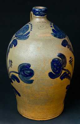 Early JOHN BELL Stoneware Jug, Waynesboro, PA