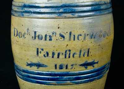 Albany, NY Stoneware Presentation Water Cooler