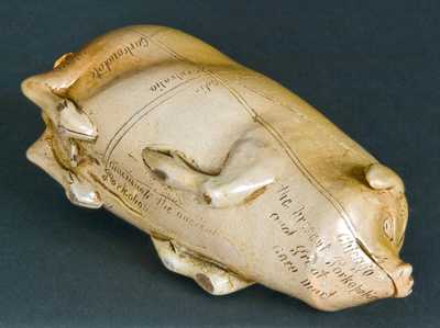 Anna Pottery Pig Flask