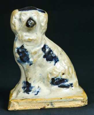 Bristol Slip Stoneware Spaniel, Midwestern Origin