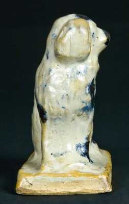 Bristol Slip Stoneware Spaniel, Midwestern Origin