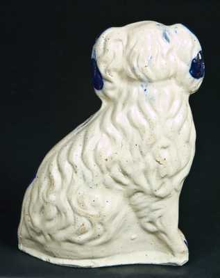 Bristol Slip Stoneware Spaniel, Midwestern Origin