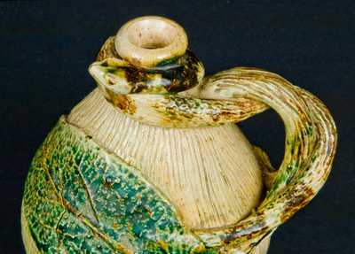 Stoneware Snake Jug, probably Anna Pottery or Texarkana Pottery