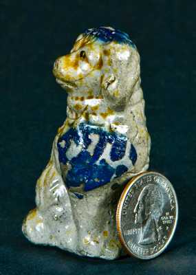 Fort Dodge, Iowa, Stoneware Miniature Spaniel Dog
