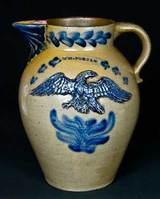 WM * PORTER, Pleasantville, Venango County, Pennsylvania, Stoneware Pitcher
