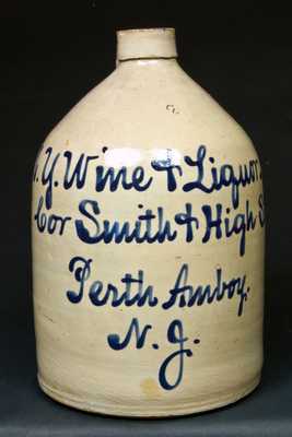 Perth Amboy, NJ Script Jug