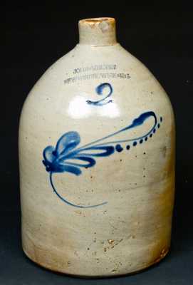 JOHN MULVEY / NEW BRUNSWICK NJ Stoneware Jug.