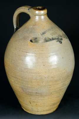 I. SEYMOUR & CO / TROY, New York Incised Stoneware Jug