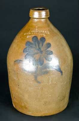 W.H. THOMAS. / HUNTINGDON, PA Stoneware Jug