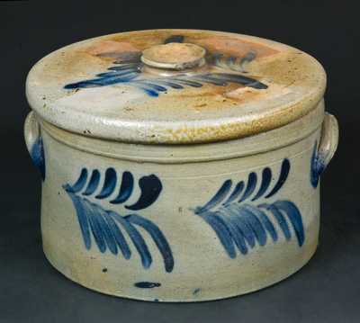 Remmey, Philadelphia, Butter Crock with Lid