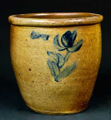 J. B. MAGEE, Washington Co., VA Stoneware Cream Jar