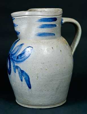 Stoneware Pitcher, attrib. John and James Miller, Strasburg, VA