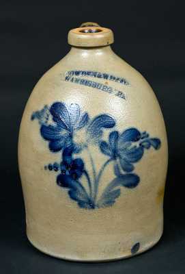 COWDEN & WILCOX / HARRISBURG, PA Stoneware Jug