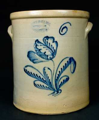 BURGER & LANG / ROCHESTER, N.Y. Stoneware Crock