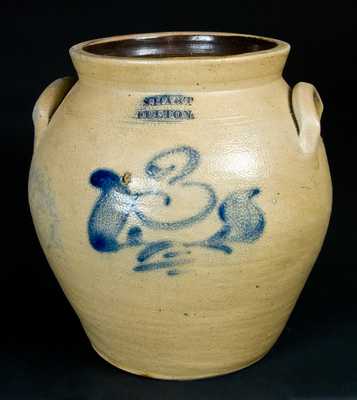 S. HART / FULTON, NY Stoneware Jar