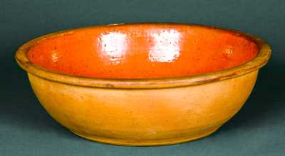 JOHN BELL / WAYNESBORO Redware Bowl