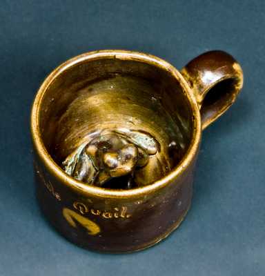 Anna Pottery "St. Louis Sinkhole Quail" Stoneware Frog Mug
