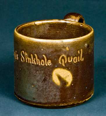 Anna Pottery "St. Louis Sinkhole Quail" Stoneware Frog Mug