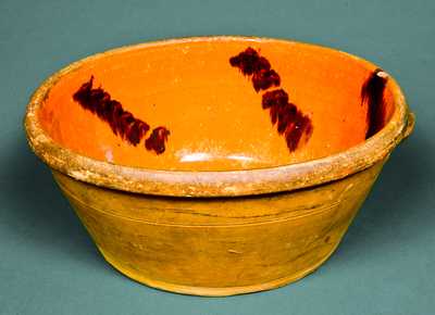 Pennsylvania Redware Bowl