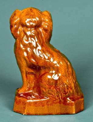 Redware Spaniel on Base