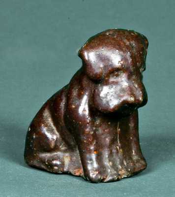 Miniature Sewertile Dog Figure