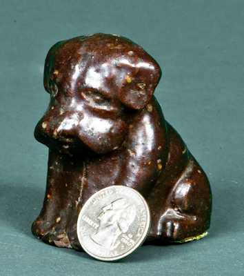 Miniature Sewertile Dog Figure