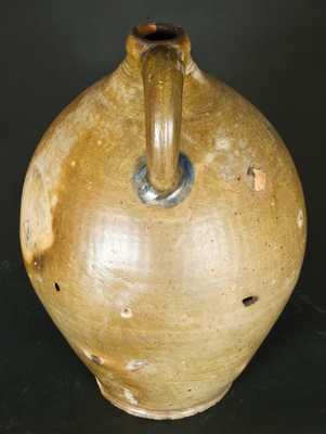 C. CROLIUS / MANUFACTURER / MANHATTAN, WELLS / NEW-YORK Stoneware Jug