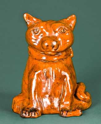 Redware Cat Bank
