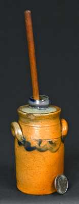 Miniature NY State Stoneware Churn