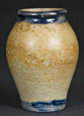 Early Stoneware Jar, Incised on Bottom 