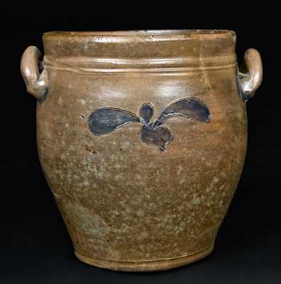 Early Manhattan, NY Stoneware Incised Small Jar