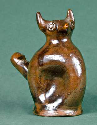 Redware Owl Whistle