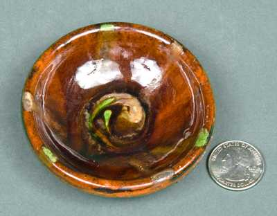 Miniature Redware Dish