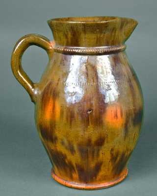 Attrib. Jacob Medinger Redware Pitcher