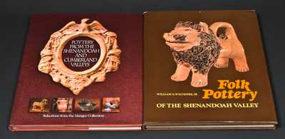 2 Books, Shenandoah Valley Redware & Stoneware