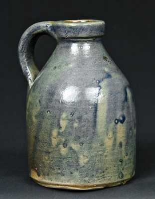 Miniature Stoneware Jug with All-Over Cobalt Slip